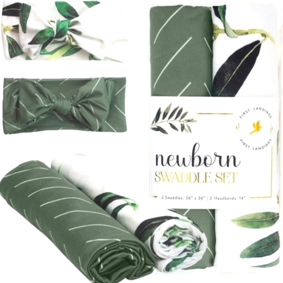 First Landings Other - First Landings Newborn Swaddle Set